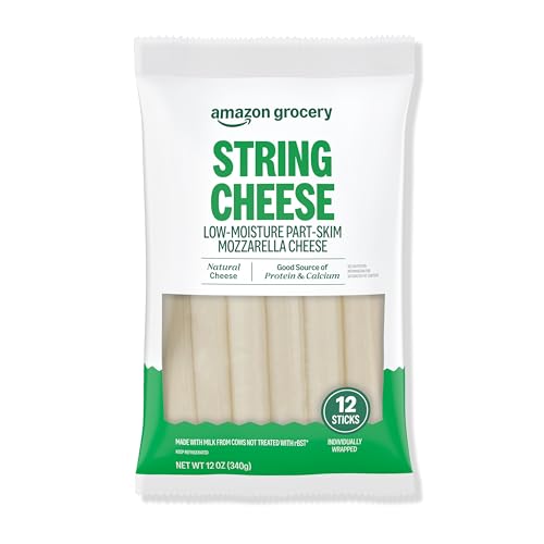 Amazon Grocery, String Cheese, 12 Oz, 12 Ct (Previously Happy Belly, Packaging May Vary)