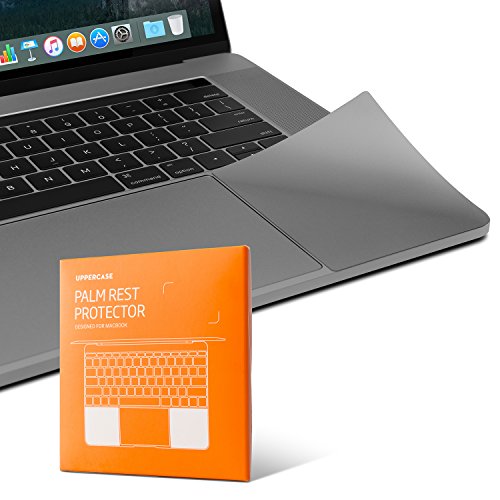 UPPERCASE Premium Handballenauflage Schutz-Set für MacBook Pro 15 Zoll 2016+ (Space Gray)