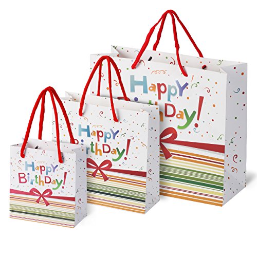 Geschenktüten für Geburtstag und Weihnachten, Bulk