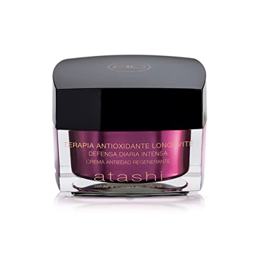 Atashi Antioxidationsmittel | Anti-Ageing-Nachtcreme reduziert Falten, verleiht Festigkeit, spendet Feuchtigkeit, schützt und hellt auf die Haut | Mit Hyaluronsäure und den Vitaminen C, E und CoQ10
