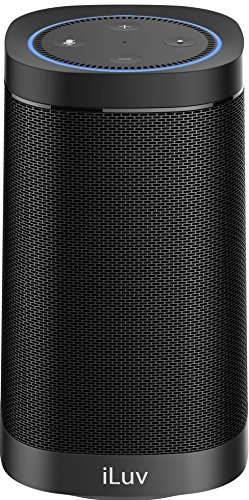 iLuv AUD Dock, Amazon Echo Dot Docking Audio Speaker with Powerful Dynamic Digital Sound, Portability, Plug & Play, Aux-in Port, Rechargeable Battery, and Micro USB Cable (Black)