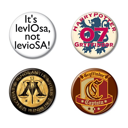 Ata-Boy Harry Potter Favorites Assortment #6 Set of 4 1.25" Collectible Buttons