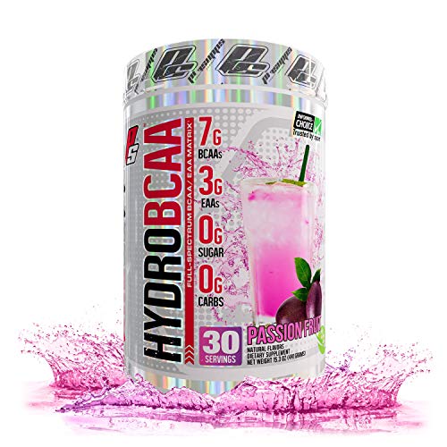 HydroBCAA BCAA/EAA Full Spectrum Matrix, 7g BCAAs, 3g EAAs, 0g Sugar, 0g Ccarbs, 30 servings, 15.3 oz. (Passionfruit Flavor)
