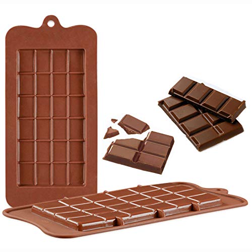V-Fox Silicone Break-Apart Chocolate Protein and Energy Bar Molds (Set of 2)