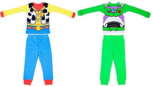 Disney Boys' Toy Story 4-Piece Cotton Pajama Set