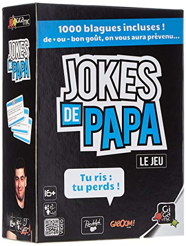 Gigamic Jokes de Papa, Jeu d'ambiance, 16 ans to 99 ans, Noir