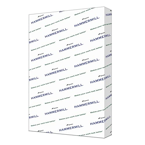 Hammermill Cardstock, Premium Color Copy, 80 lb, 18 x 12-1 Pack (250 Sheets) - 100 Bright, Made in the USA Card Stock, 133200R, White