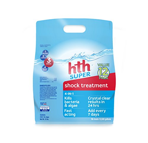 HTH 52016 Super Shock Treatment Swimming Pool Cleanser, 1 lb
