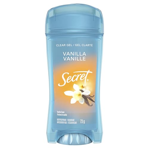 Secret Clear Gel Antiperspirant and Deodorant, Vanilla Scent, 73 grams