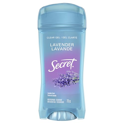 Secret Clear Gel Antiperspirant and Deodorant, Lavender Scent, 73 grams