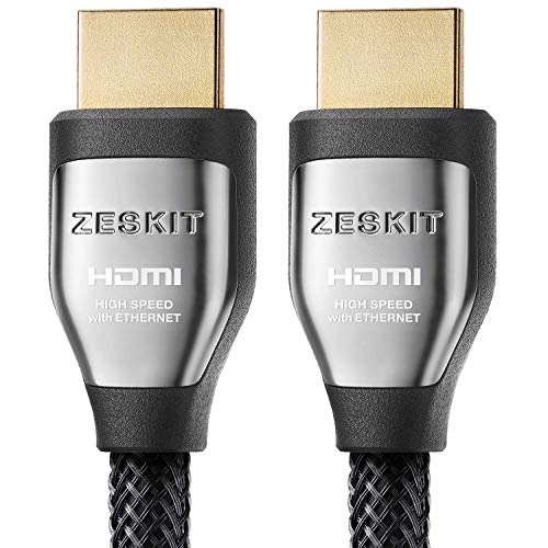 Zeskit Cinema Plus 6.5ft 4K High Speed with Ethernet 22.28Gbps HDMI 2.0b Cable, 4K 60Hz HDR ARC 4:4:4 HDCP 2.2