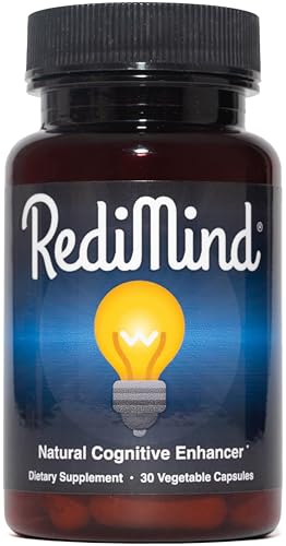 RediMind - Natural Cognitive Enhancement Supplement Capsule - Non-GMO, Vegan, Gluten-Free