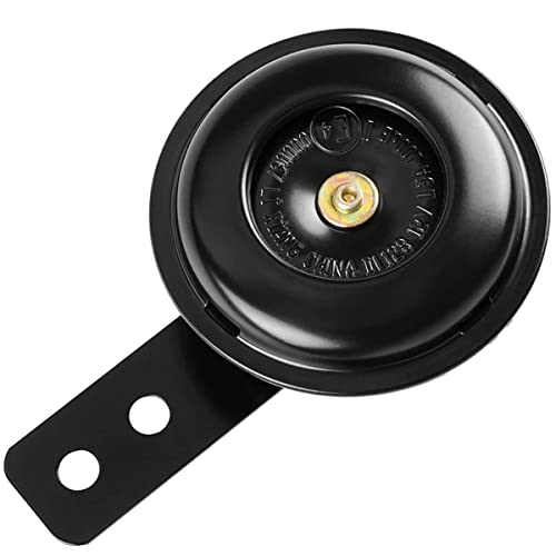 Evermotor Universal Horn motorbike horn for ATVs cars and Motorcycles Scooter Moped horn Waterproof E-MARK Balck 12V loud