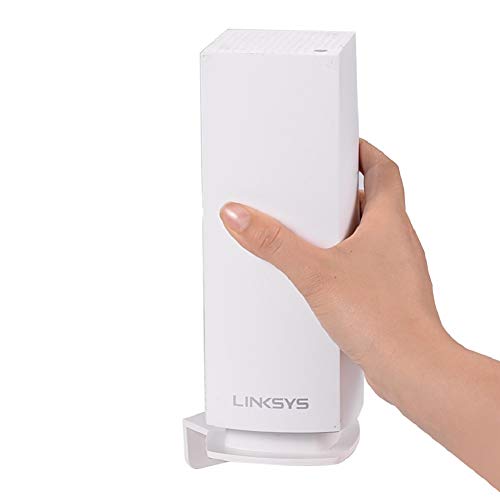 Wall Mount for Linksys Velop, Space-Saving Stand Holder for Linksys Velop Tri-Band AC2200 Whole Home WiFi Mesh System Router, 1 Pack