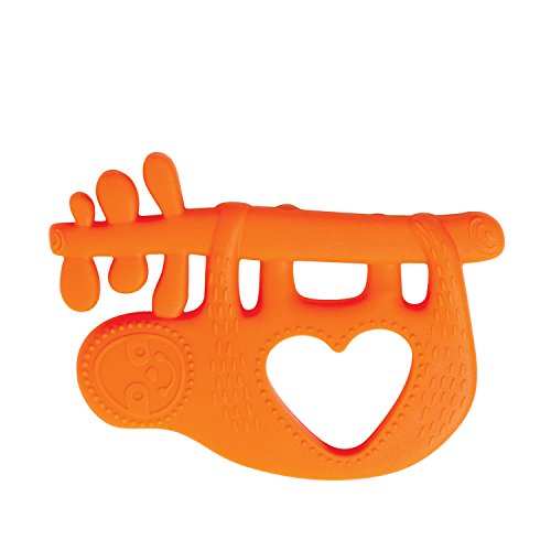 Manhattan Toy Animal Shapes Sloth Silicone Teether