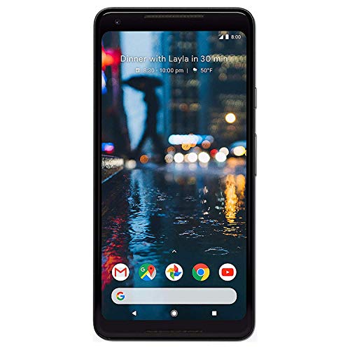 Google Pixel 2 XL 64GB Unlocked - Black (Renewed)