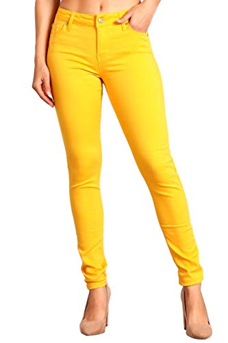 Celebrity Pink Women's Mid Rise Colored Skinny Pants CJ21038Z35