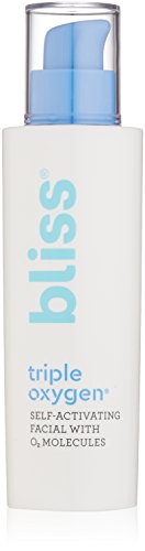 Bliss - Triple Oxygen Bubble Mask | Self-Activating Facial with O2 Molecules Cleanses, Detoxifies & Exfoliates | Leaves Skin Glowing & Energized | Vegan | Cruelty Free | Paraben Free | 1.7 fl. oz.