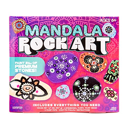 Mandala Paint Your Own Rock Art by Horizon Group USA