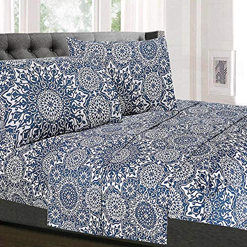 1800 Supreme Collection Sheet Set – Soft Egyptian Quality Brushed Microfiber Sheets – Luxury Bedding Set with Flat Sheet, Fitted Sheet, 2 Pillow Cases