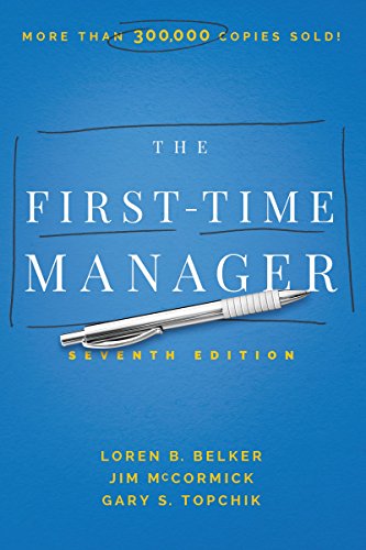 The First-Time Manager (First-Time Manager Series) (English Edition)