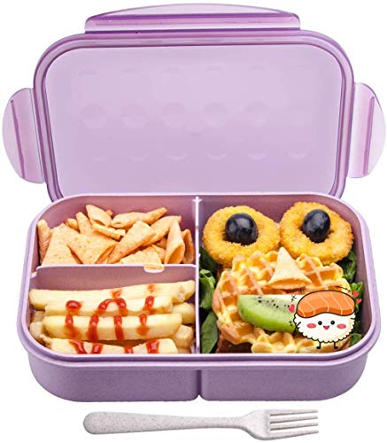 Meal Prep Containers 3 Compartment [20 Pack], w/Bonus Lunch Bag, BPA Free, Freezer, Microwave, Upper Dishwasher Safe, Reusable Bento Boxes, Lunch Boxes, Lunch Containers(32 oz)