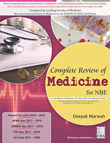 Complete Review Of Medicine For Nbe 4Ed (Pb 2018) [Paperback] [Jan 01, 2018] Marwah D.