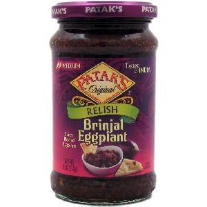 Patak's Brinjal (Egg Plant) Relish 11-ounce Jars (Pack of 12)