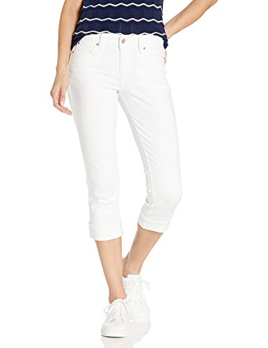 Signature by Levi Strauss & Co. Gold Label Womens Mid-Rise Slim Fit Capris Jeans