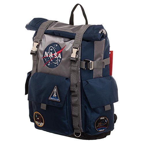 NASA - Backpack Roll Top Built Up Laptop Bag