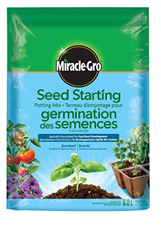 Miracle-Gro Seed Starting Potting Mix - 8.8L, Blue, 1 Units, 74918430