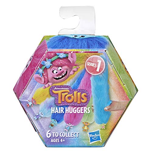 Trolls DreamWorks Hair Huggers série 1 - E5117102 - 1pcs Blind Box - 6 to Collect - Neu