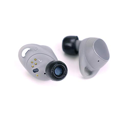 Comply TrueGrip Pro Embouts pour écouteurs Samsung Gear IconX – Embouts sécurisés en Mousse à mémoire de Forme bloquant Le Bruit – Noir (STD 3pr)