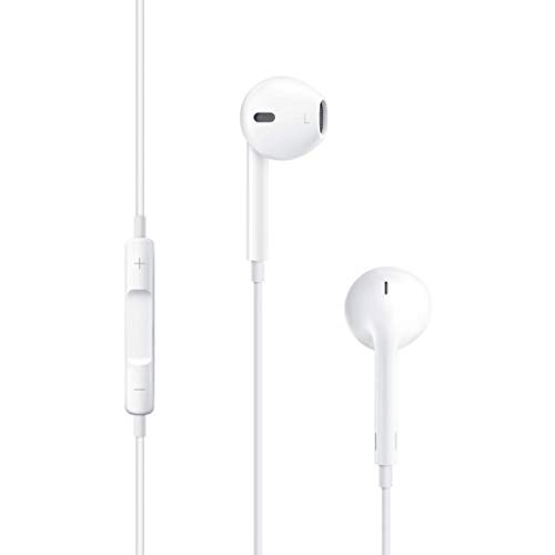 Apple EarPods in-Ear Earbuds with Mic and Remote Earbud Headphones iPhone iOS, White (Refurbished)