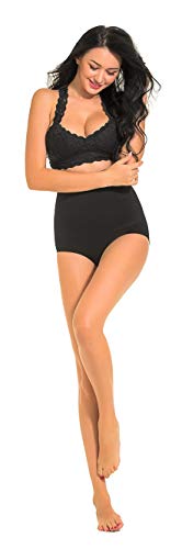 Tiffance Tummy Tuck Control High Waist Shapewear Girdles Slimmer Butt Lifter for Women - Plus Size - Body Shaper (Black, Small)
