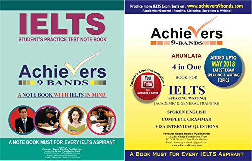 Achievers 9 Bands IELTS exclusive Copy with 4 in One book