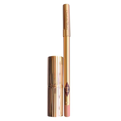 Charlotte Tilbury Pillow Talk Bundle with Matte Revolution Lipstick in Pillow Talk and Lip Cheat in Pillow Talk (2 Items)