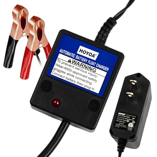 HOYOA Small Automatic Battery Float trickle Charger 12v for car Boat Household Motorcycle Automotive (Based on Use in Commerce) Chargers for Electric Batteries