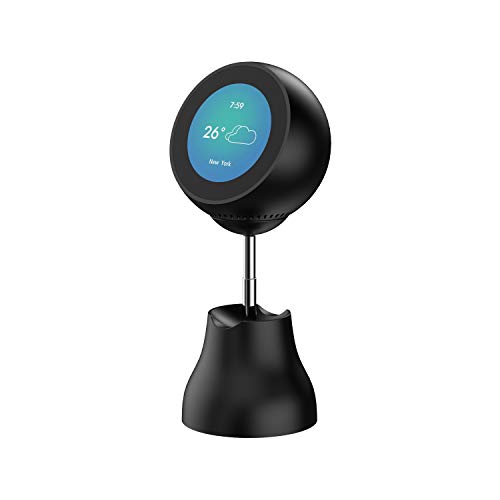 VinSa 360 Degree Rotation and Adjustable Stand for Echo Spot (Black)