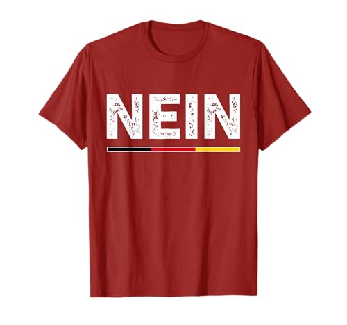 Nein German No Saying Funny Germany Vintage Oktoberfest T-Shirt