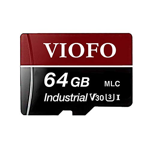 VIOFO 64GB High Speed MLC Micro SDXC U3 Memory Card with Adapter Support Ultra HD 4K Video Recording