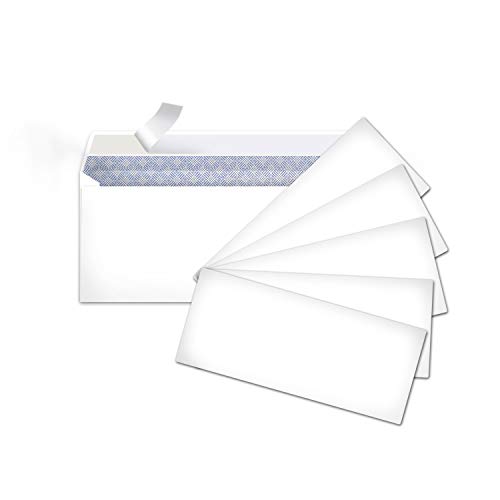 Amazon Basics #9 Envelopes with Peel & Seal, Security Tinted, 100-Pack