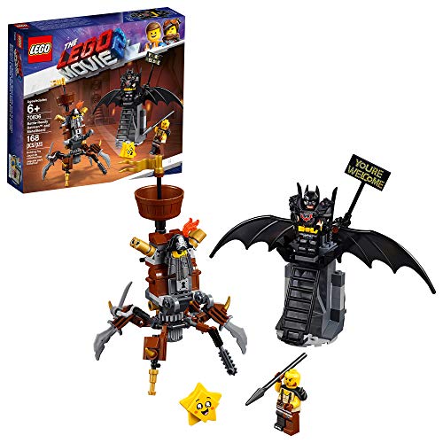 LEGO THE LEGO MOVIE 2 Battle-Ready Batman and MetalBeard 70836 Building Kit, Superhero and Pirate Mech Toy, New 2019 (168 Pieces)