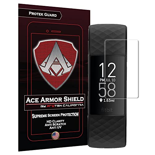 ACE ARMOR SHIELD Premium Screen Protectors for the Fitbit Charge 6 and Charge 5 (CHARGE 4)