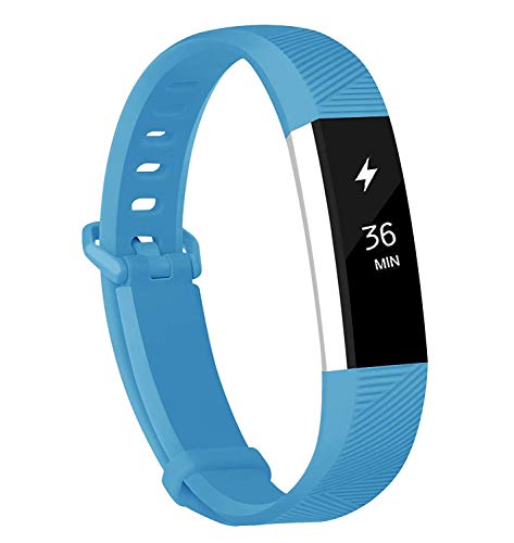 Fundro Replacement Bands Compatible with Fitbit Alta and Fitbit Alta HR, Newest Sport Strap Wristband with Secure Metal Buckle