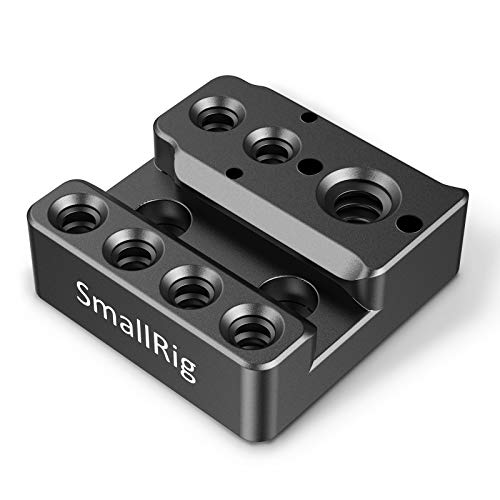 SMALLRIG Monitor Mount Holder for DJI Ronin-S/SC and RS 2/RSC 2/RS 3/RS 3 Pro/RS 4 /RS 4 pro Gimbal Accessories Mounting Plate, w/ 1/4” Thread 3/8” Locating Hole NATO Rail for Magic Arm Handle - 2214
