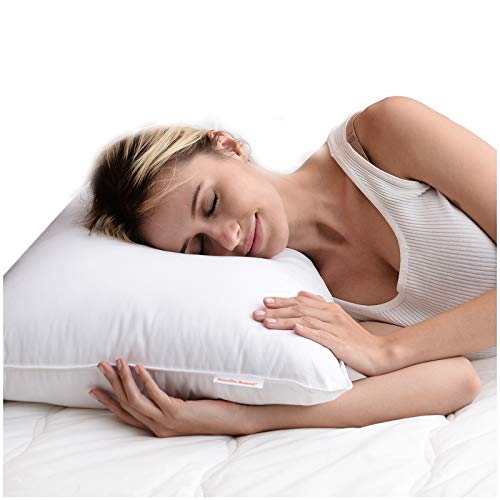 Homelike Moment King Bed Pillows for Sleeping - 2 Pack Down-Alternative Pillow King Size Pillows Set of 2-20x36 King Pillow
