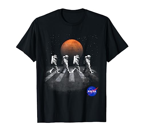 NASA T-Shirt Walking Astronauts in Space Mars T-Shirt