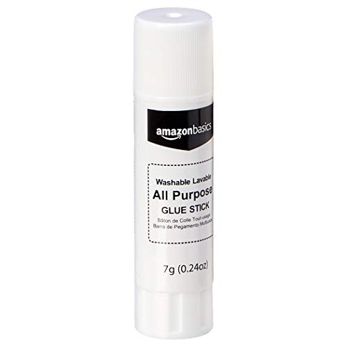 Amazon Basics All Purpose Bulk School Glue Sticks, Washable, 7 ml Stick, 30-Pack