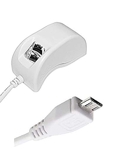 StarLabs Realtime Startek Micro USB Port Biometric Fingerprint Scanner for All Type of SIM Activation (White, Small)
